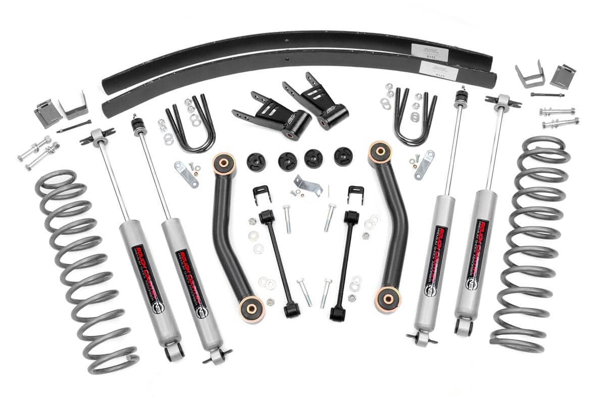 4.5 Inch Lift Kit | Rear AAL | Jeep Cherokee XJ 2WD/4WD (1984-2001) - Susp Lift Kits 4wd (Image 2 of 6)