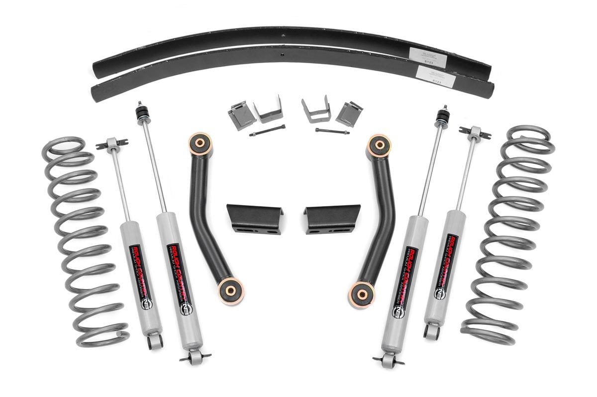 RC 3 Inch Lift Kit | Series II | RR Springs | V2 | Jeep Cherokee XJ (84-01) (manufacturer page)