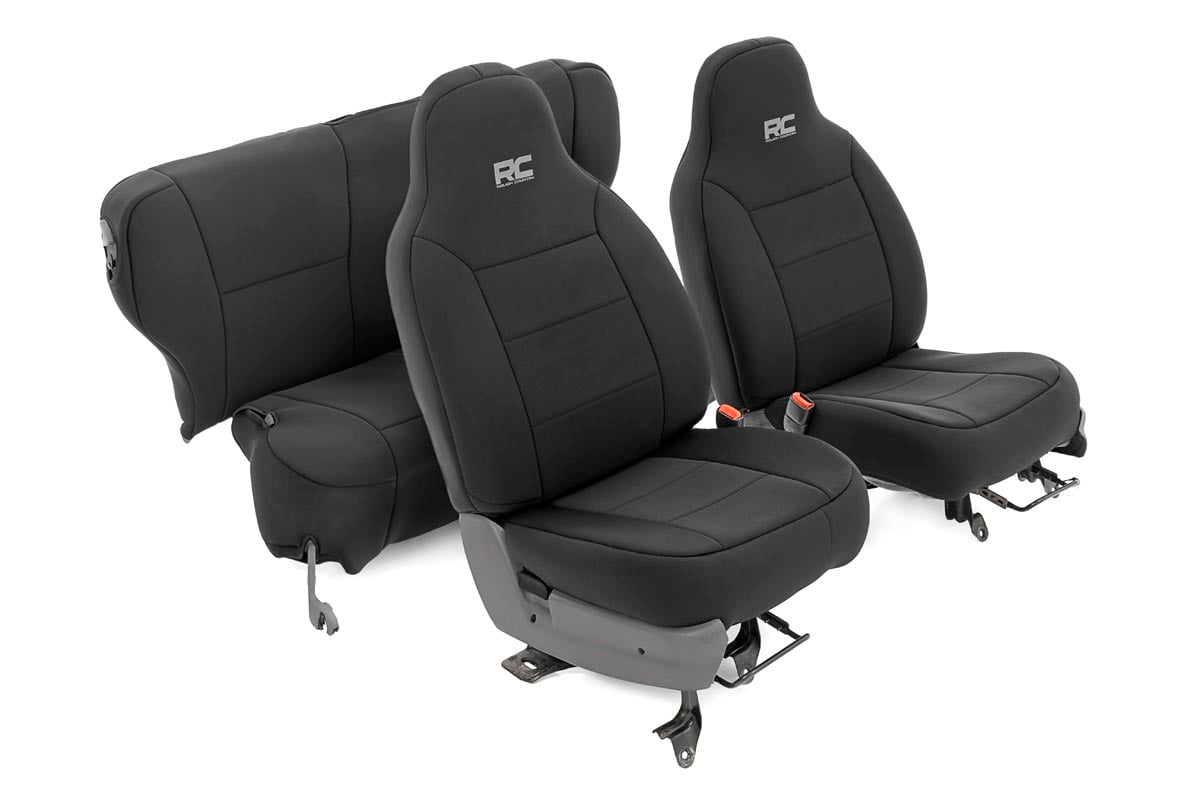 Seat Covers | Non Detach Headrest FR and Rear | Jeep Cherokee XJ (84-96) - Interior & Mats (Image 1 of 3)