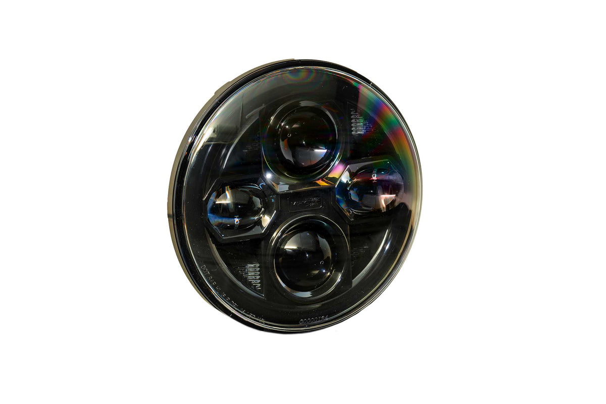 Sealed Beam: Sealed7 2.0 (Black) (7in Round) - Headlights (Sealed Beam) (Image 1 of 5)
