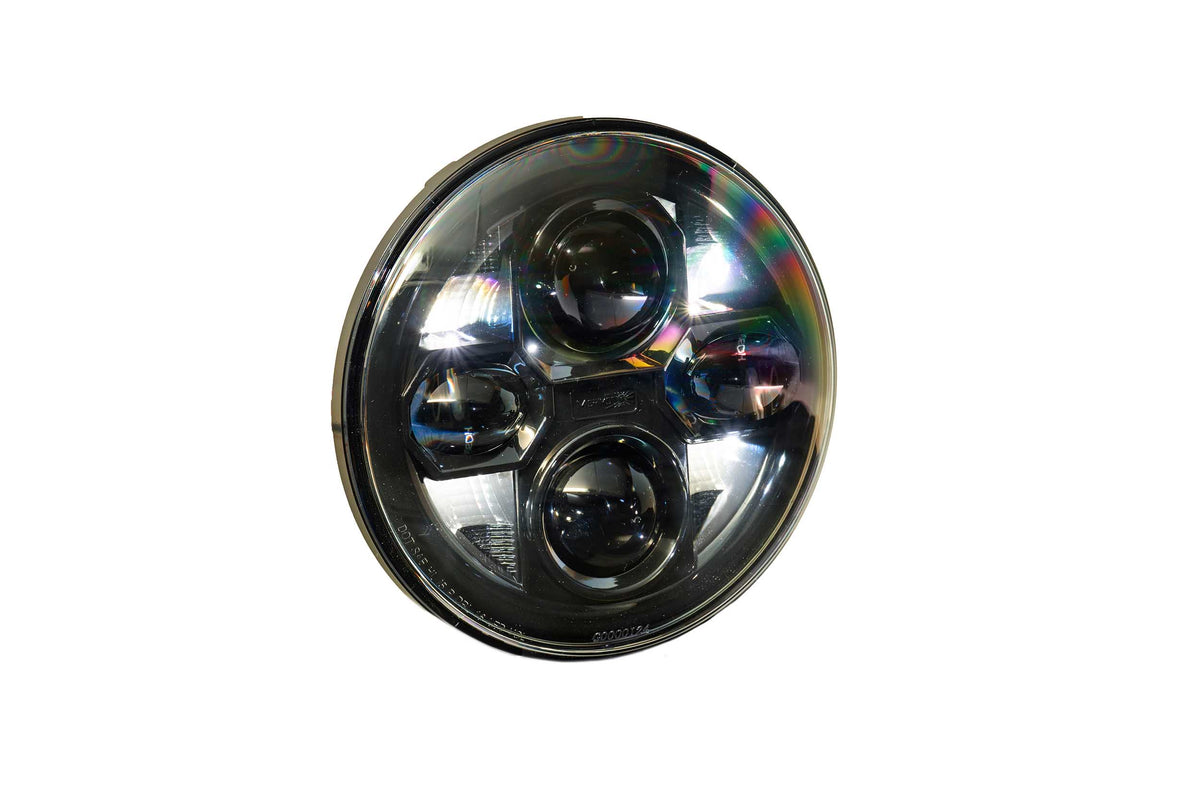 Sealed Beam: Sealed7 2.0 (Black) (7in Round) - Headlights (Sealed Beam) (Image 2 of 5)