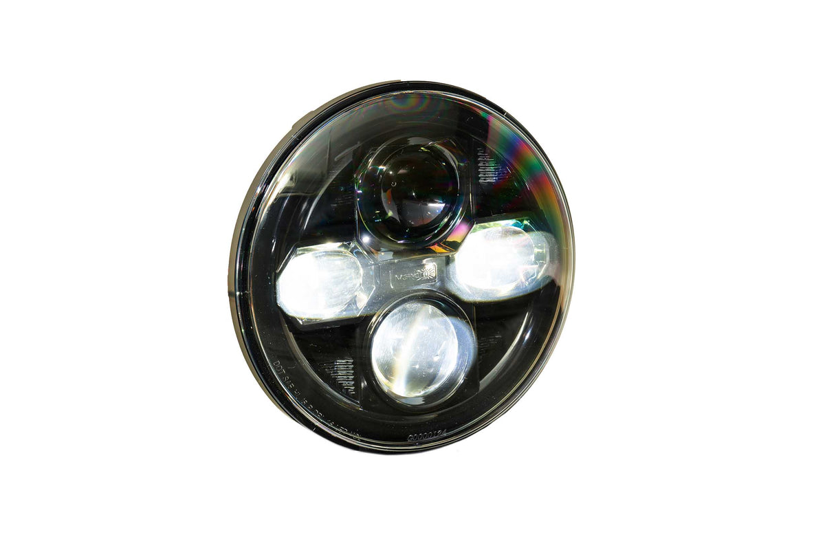 Sealed Beam: Sealed7 2.0 (Black) (7in Round) - Headlights (Sealed Beam) (Image 4 of 5)