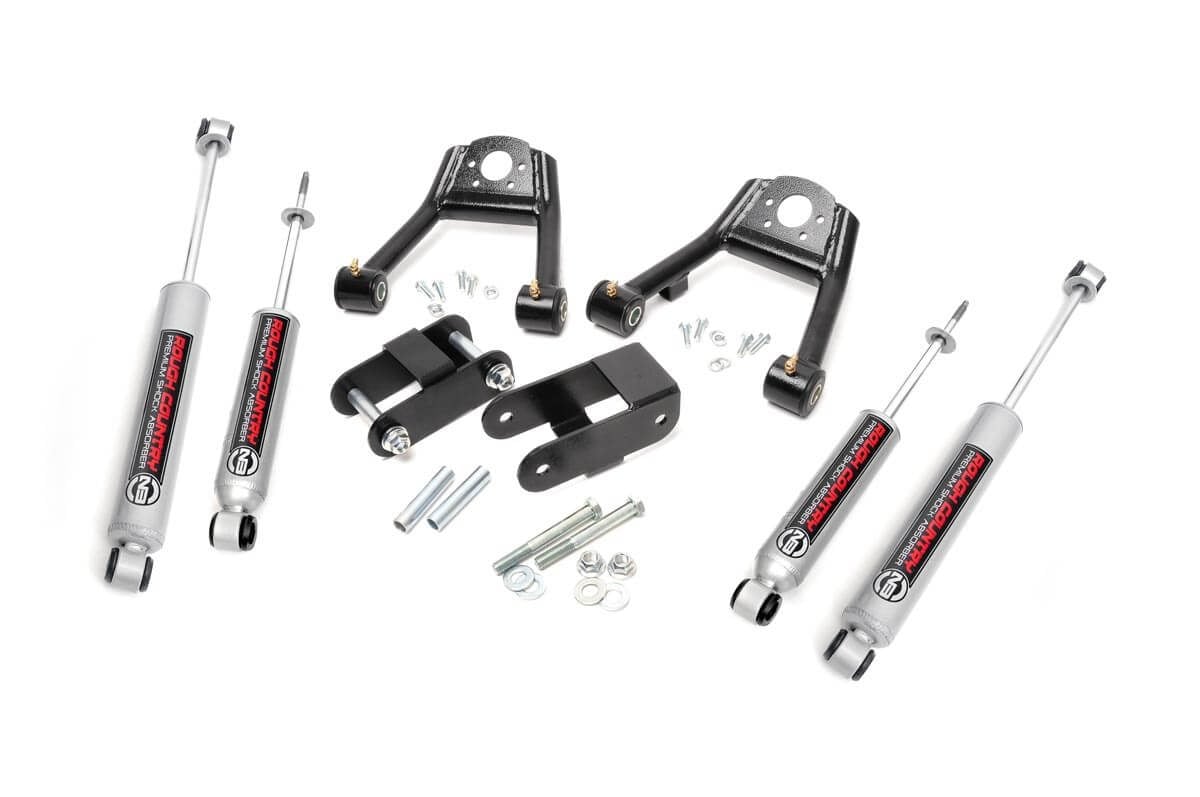 Rough Country 80530 1.5-2 Inch Lift Kit | Nissan D21 Hardbody Truck (86-94)/Truck (95-97) - Image 1
