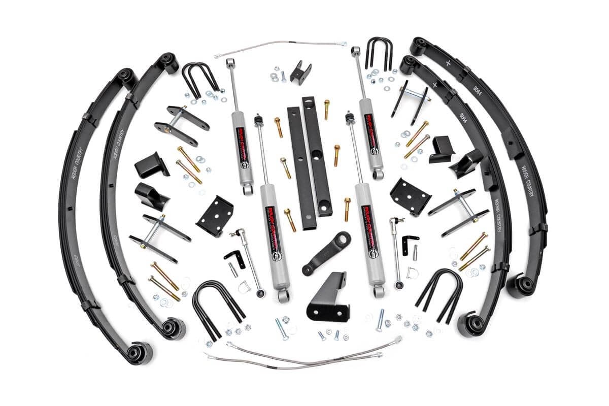 4.5 Inch Lift Kit | X-Series | Power Steer | Jeep Wrangler YJ 4WD (1987-1995) - Susp Lift Kits 4wd