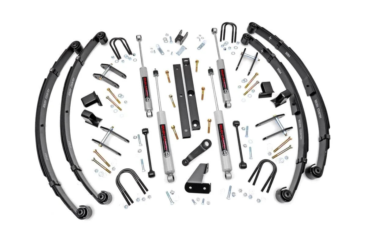 4.5 Inch Lift Kit | Power Steering | Jeep Wrangler YJ 4WD (1987-1995) - Susp Lift Kits 4wd
