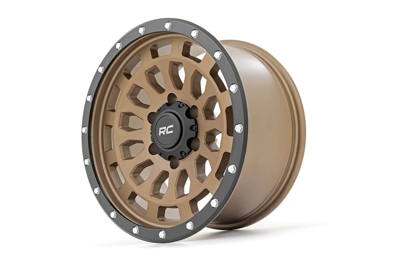 RC 87 Series Wheel | Simulated Beadlock | Bronze/Black | 17x8.5 | 5x5 | +0mm (manufacturer page)