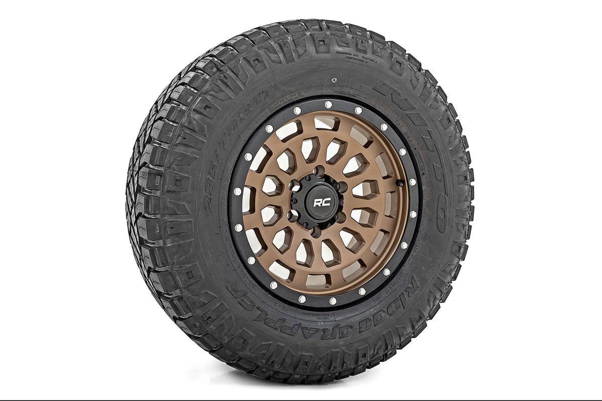 Rough Country 87 Series Wheel | Simulated Beadlock | Bronze/Black | 17x8.5 | 6x5.5 |+25mm - RC Wheels (Image 5 of 6)