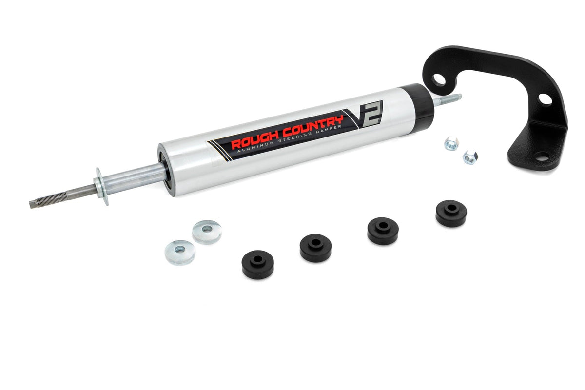 V2 Steering Stabilizer | 8-lug Only | 6 Inch Lift | Chevy C2500/K2500 C3500/K3500 Truck (88-00) - Vertex Shocks