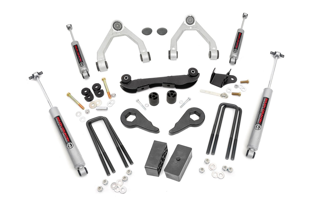 2-3 Inch Lift Kit | Rear Blocks | Chevy/GMC 1500 Truck & SUV 4WD (1988-1999) - Susp Lift Kits 4wd