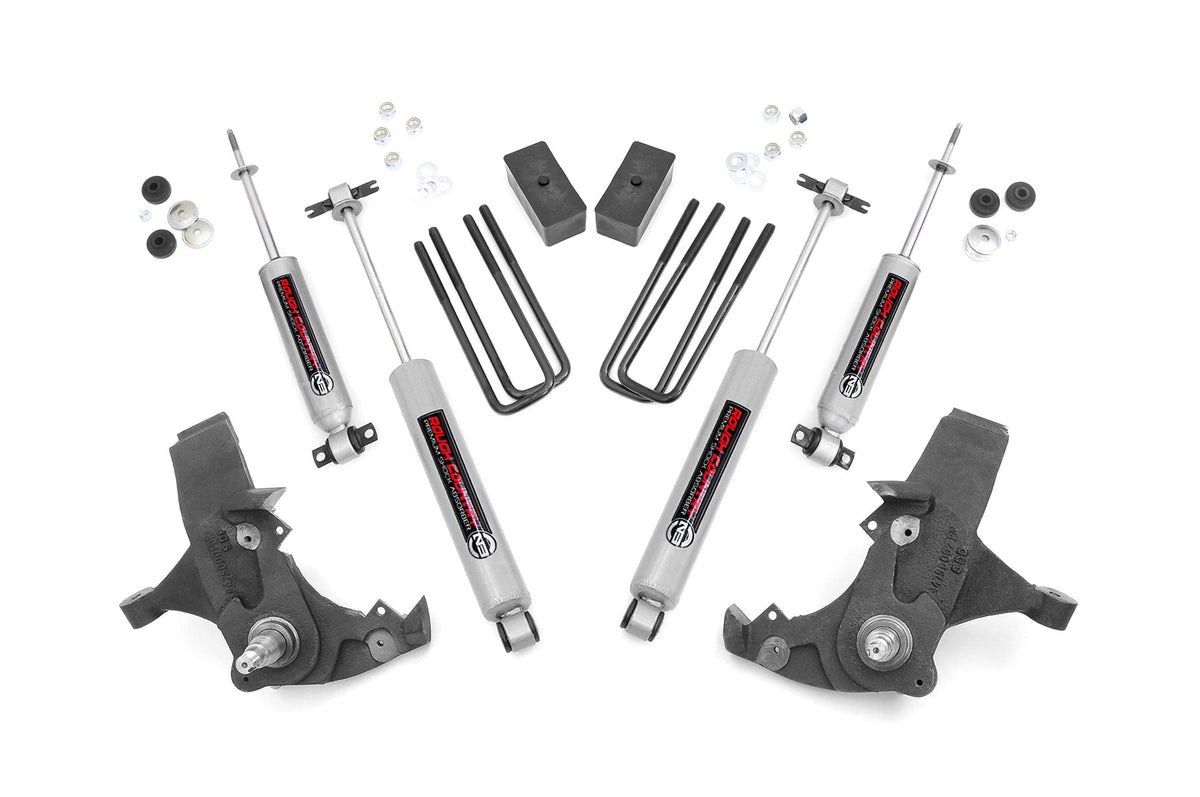 RC 4 Inch Lift Kit | M1 | Chevy C1500/K1500 Pickup Extended Ca/Half-Ton SUV (88-99) (manufacturer page)