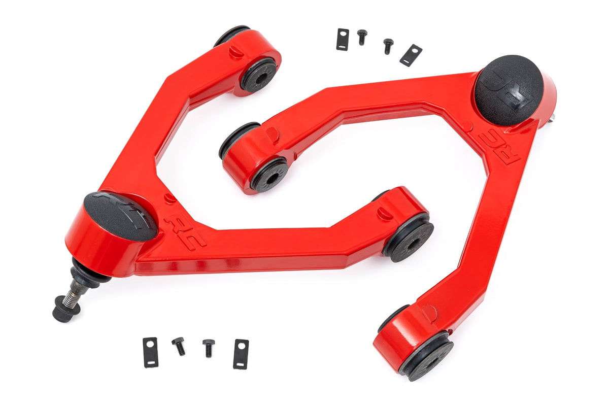 Red Forged Upper Control Arms | 2-3 Inch Lift | Chevy/GMC 1500 Truck & SUV (88-99) - Susp Accessories (Image 1 of 2)