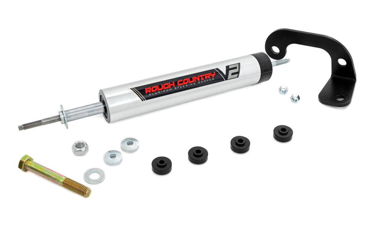 V2 Steering Stabilizer | 4-6 Inch Lift | Chevy/GMC 1500 Truck & SUV (88-99) - Vertex Shocks
