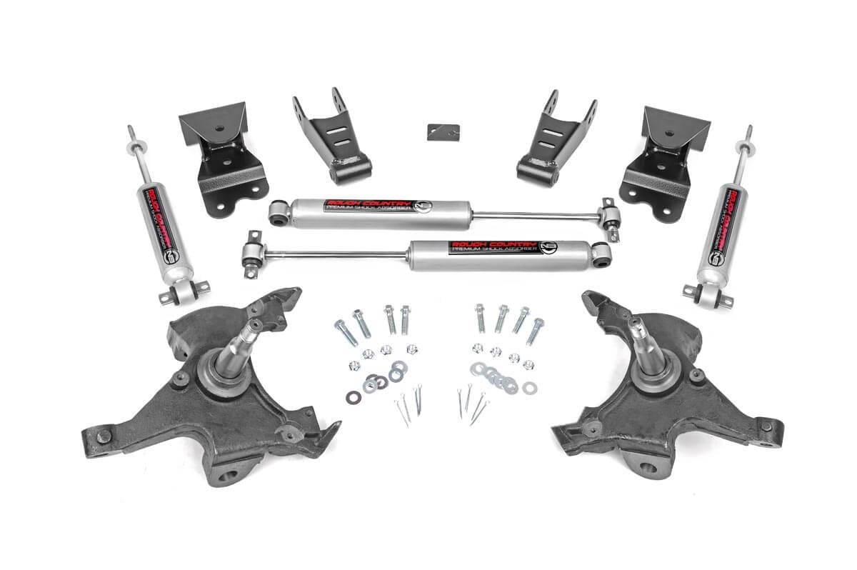 Lowering Kit | 2 Inch FR | 4 Inch RR | Chevy C1500/K1500 Truck 2WD (88-99) - Lowering Kits
