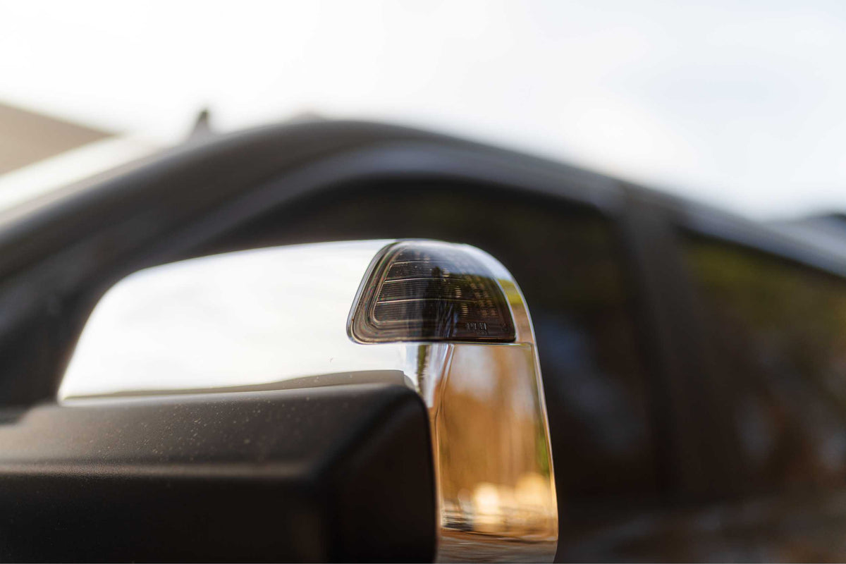 XB LED Mirror Lights: Dodge Ram (09-18 / Top Corner / Set) - DRL & Signals (Image 4 of 6)