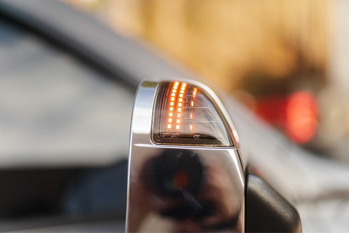 XB LED Mirror Lights: Dodge Ram (09-18 / Top Corner / Set) - DRL & Signals (Image 5 of 6)