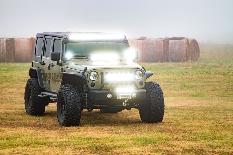 RC 4 Inch Lift Kit | X-Series | Jeep Wrangler Unlimited 2WD/4WD (2007-2018) (manufacturer page)
