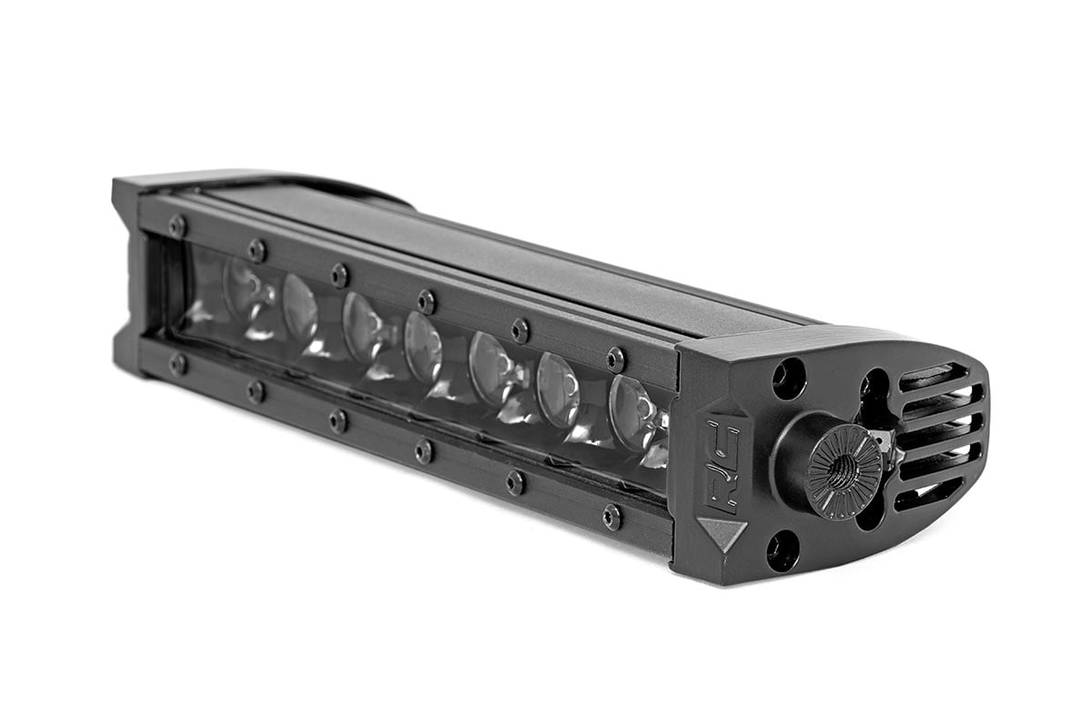 8 Inch Black Series LED Light Bar | Single Row | Cool White DRL | Pair - Lighting & Acc (Image 2 of 6)