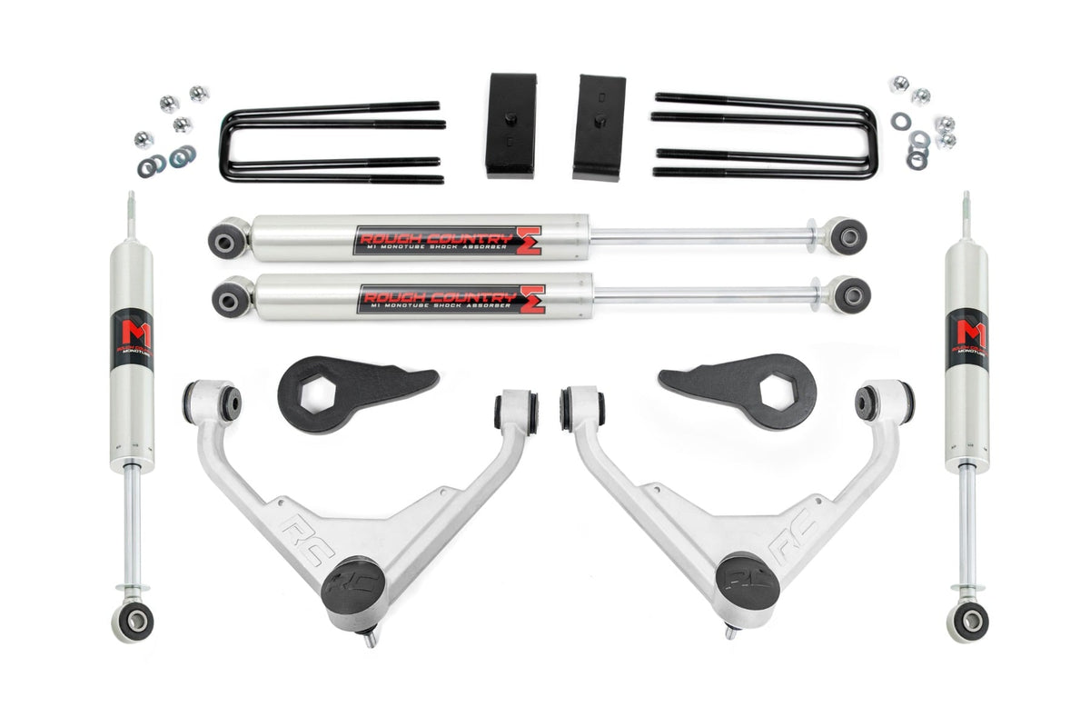 3 Inch Lift Kit | FT Code | M1 | Chevy/GMC 2500HD/3500HD/Suburban 2500/Yukon XL 2500 (01-10) - Susp Lift Kits 4wd