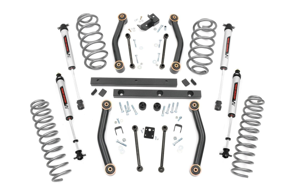 4 Inch Lift Kit | V2 | Jeep Wrangler TJ (03-06)/Wrangler Unlimited (04-06) - Susp Lift Kits 4wd (Image 1 of 4)