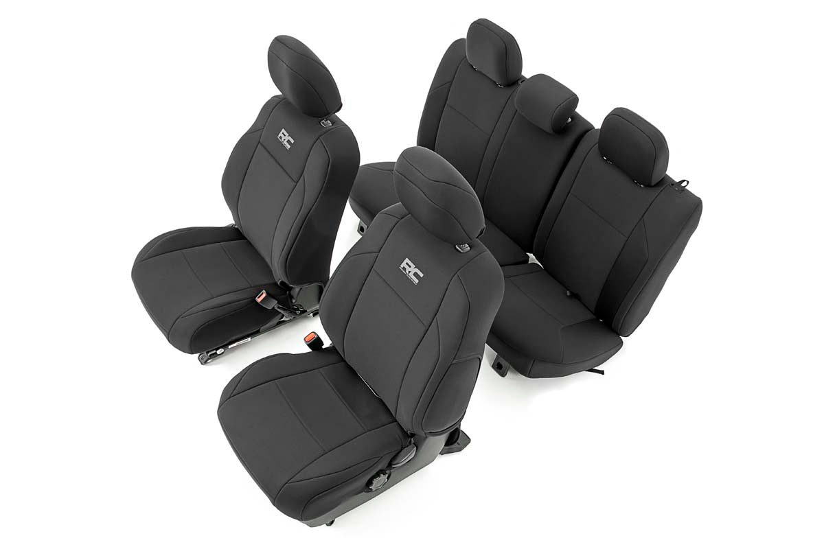 RC Seat Covers | FR & RR | Double Cab | Toyota Tacoma 2WD/4WD (2016-2023) (manufacturer page)
