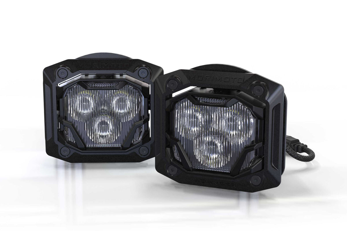Morimoto 4Banger Adjustable Flush-Mount Kit: (NCS White Spot Beam) - Off Road - Universal (Image 1 of 3)