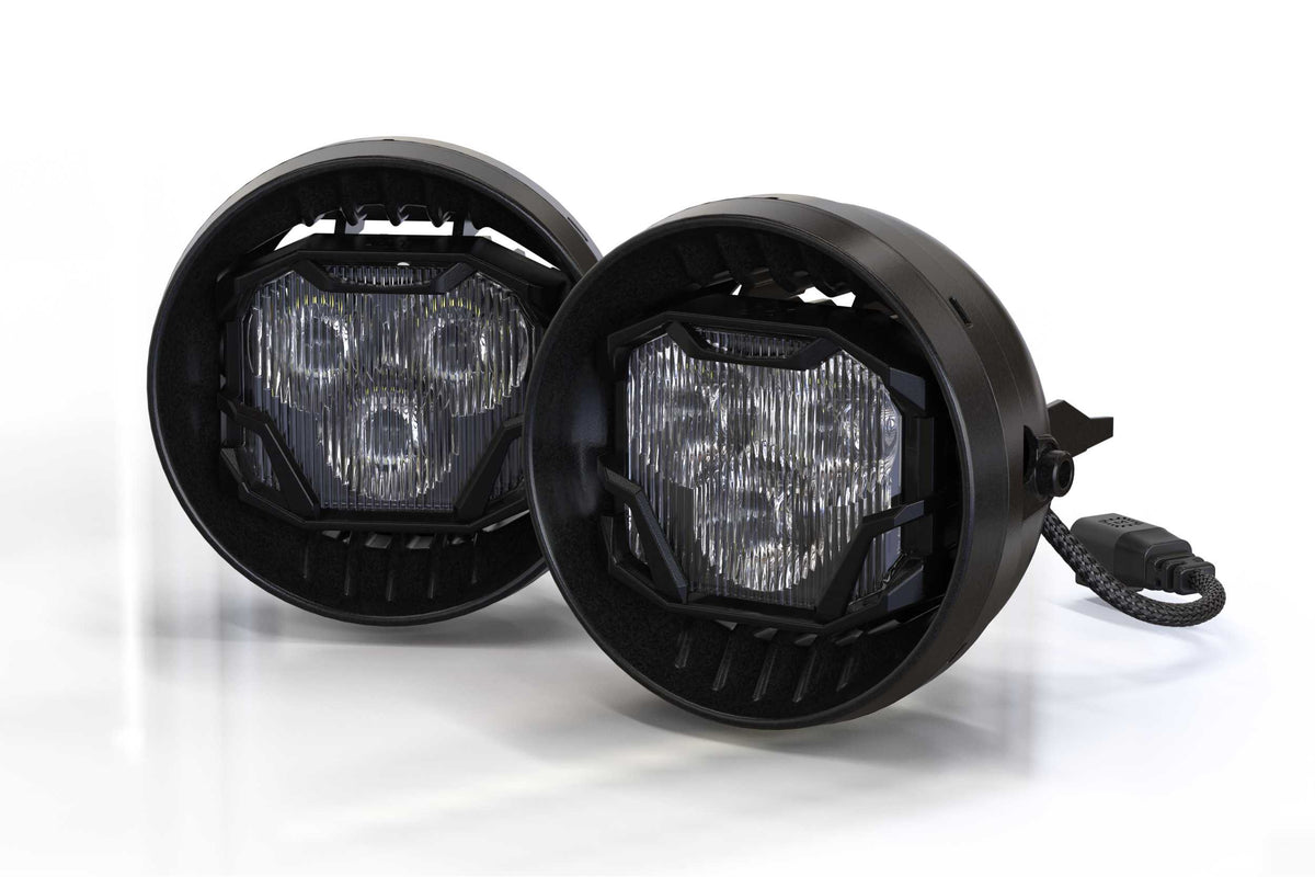 4Banger Fog Lights: Type F1 (NCS Yellow Spot Beam) - Off Road - Veh. Spec (Image 1 of 4)
