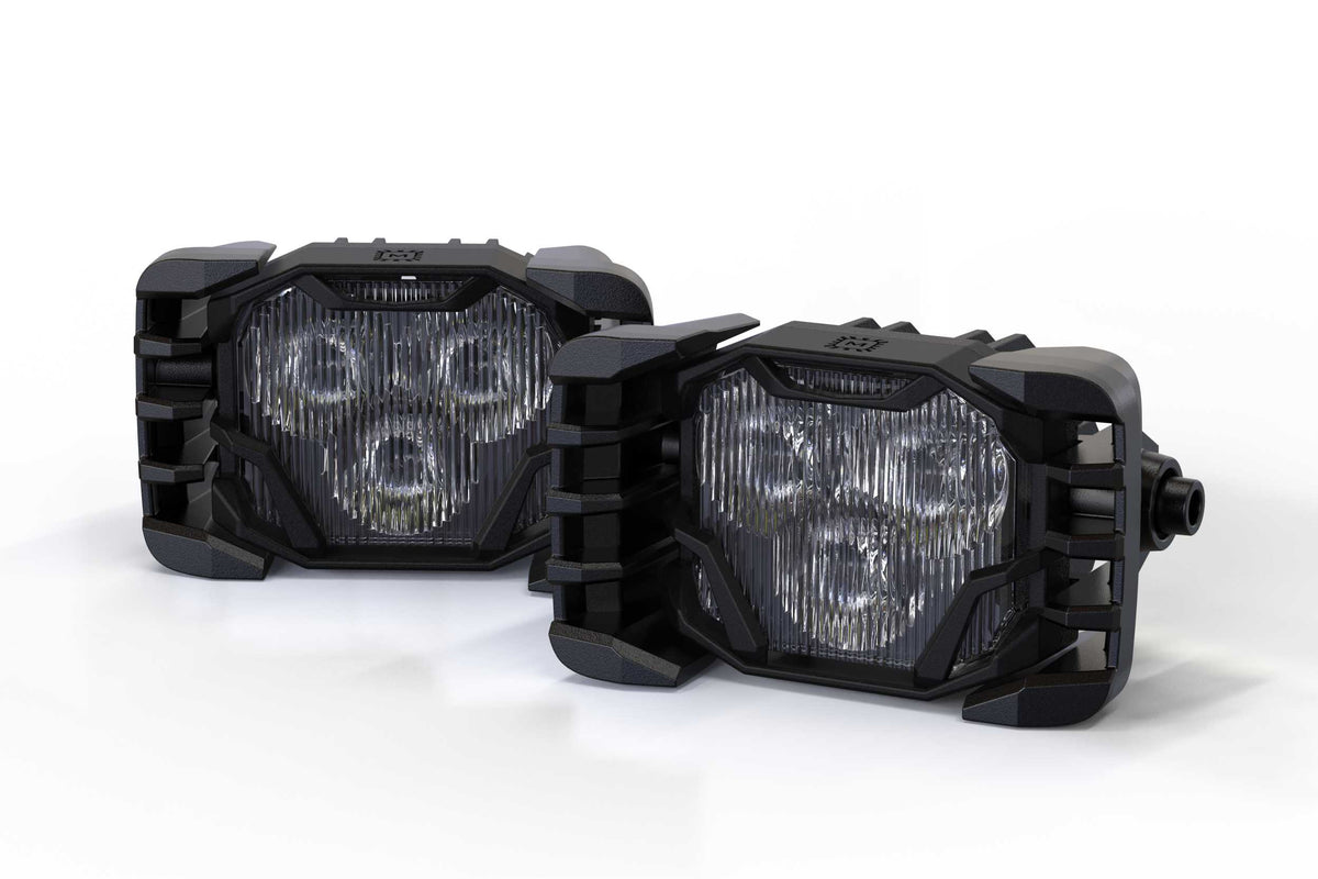 4Banger Fog Lights: 17-22 Super Duty (NCS Yellow SAE Wide Beam) - Off Road - Veh. Spec (Image 1 of 5)