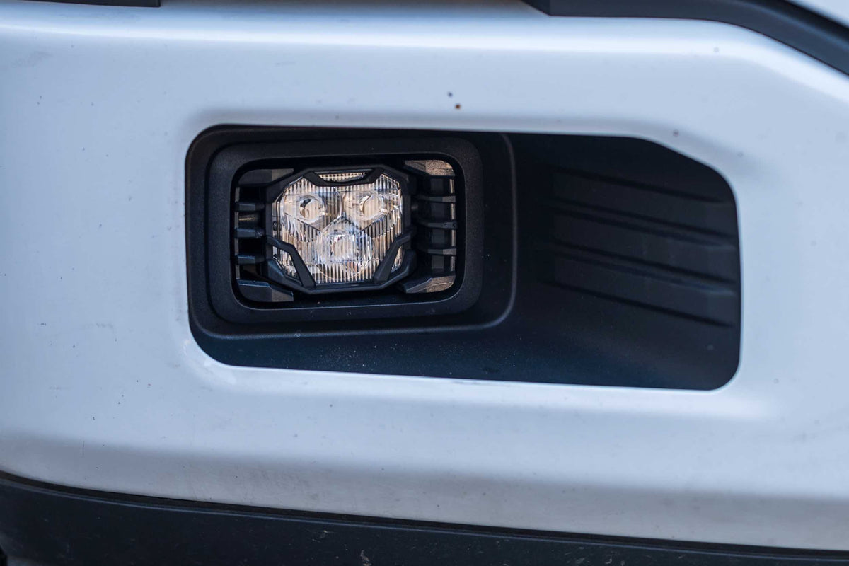4Banger Fog Lights: 17-22 Super Duty (HXB White Spot Beam) - Off Road - Veh. Spec (Image 3 of 4)