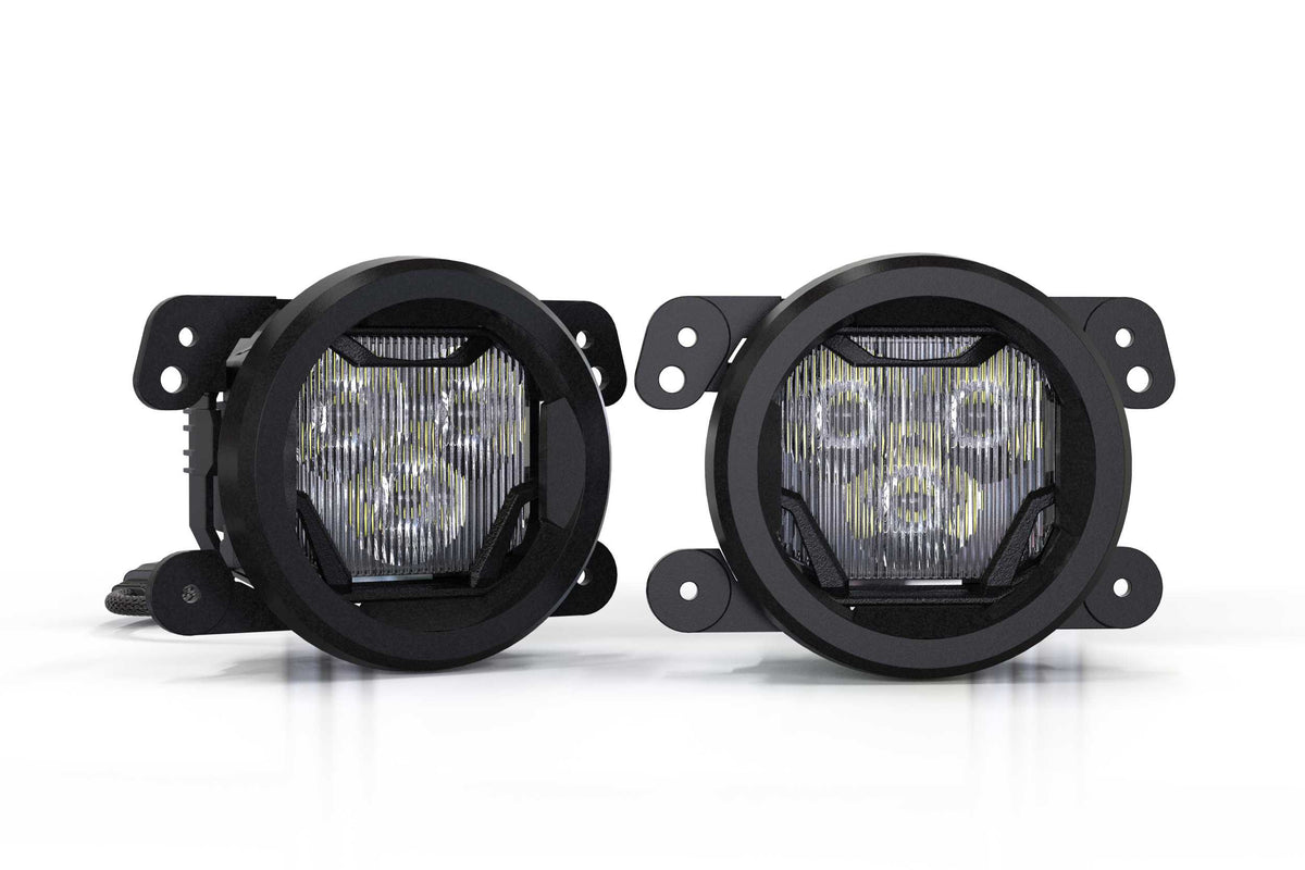 4Banger Fog Lights: Type M (NCS Yellow SAE Wide Beam) - Off Road - Veh. Spec (Image 1 of 6)