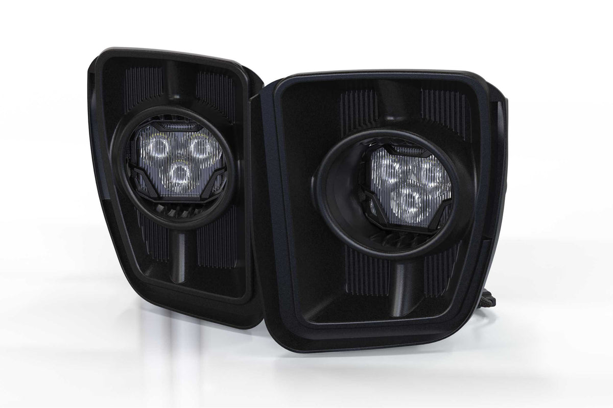 4Banger Fog Lights: 13-18 Ram 1500 (NCS White Spot Beam) - Off Road - Veh. Spec (Image 2 of 6)