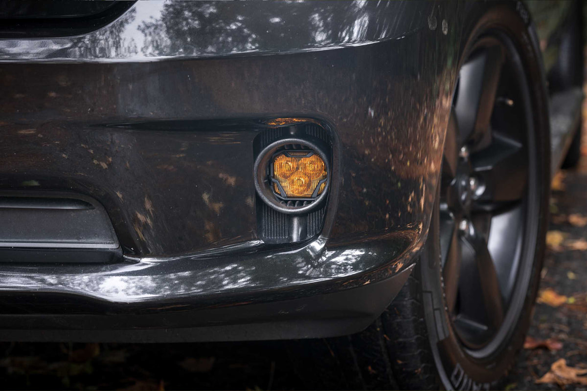 4Banger Fog Lights: 13-18 Ram 1500 (HXB Yellow Spot Beam) - Off Road - Veh. Spec (Image 6 of 6)