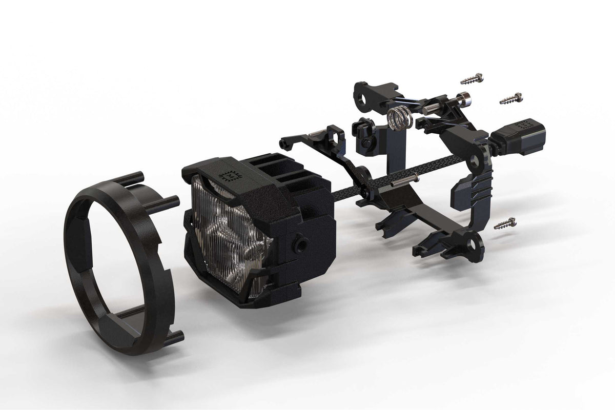 4Banger Fog Lights: 16+ Titan (HXB White Combo Beam) - Off Road - Veh. Spec (Image 4 of 6)