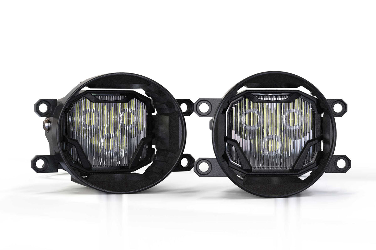4Banger Fog Lights: 12-15 Tacoma (HXB Yellow SAE Wide Beam) - Off Road - Veh. Spec (Image 1 of 6)