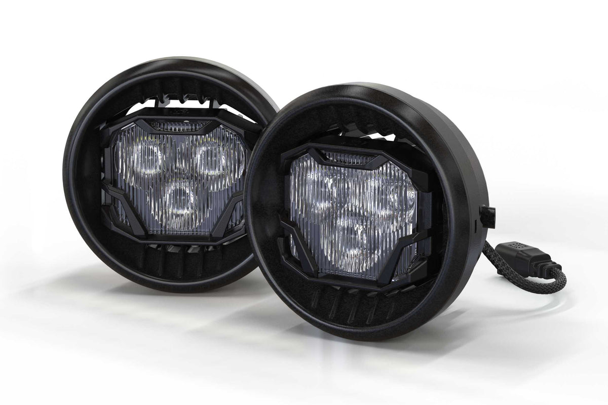 4Banger Fog Lights: Type T2 (HXB White Combo Beam) - Off Road - Veh. Spec (Image 2 of 6)
