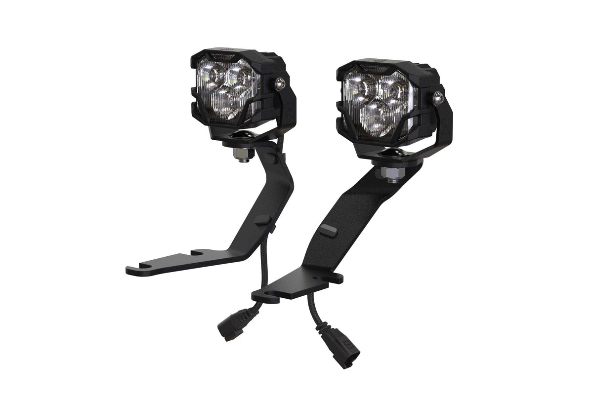 Morimoto 4Banger Ditch Light Kit: 14-21 Tundra (NCS Yellow SAE Wide Beam) - Off Road - Veh. Spec (Image 1 of 6)