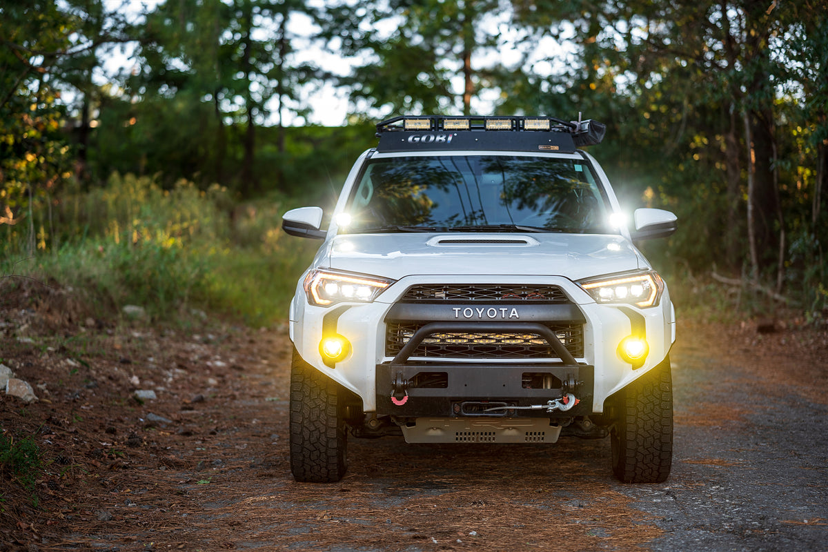 Morimoto 4Banger Ditch Light Kit: 10-13 4Runner (HXB Yellow Combo Beam) - Off Road - Veh. Spec (Image 3 of 4)