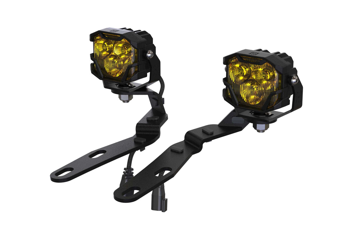 Morimoto 4Banger Ditch Light Kit: 16-23 Tacoma (NCS White SAE Wide Beam) - Off Road - Veh. Spec (Image 1 of 5)