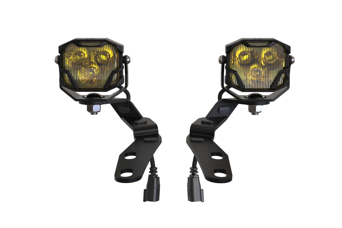 Morimoto 4Banger Ditch Light Kit: 16-23 Tacoma (HXB White SAE Wide Beam) - Off Road - Veh. Spec (Image 1 of 6)