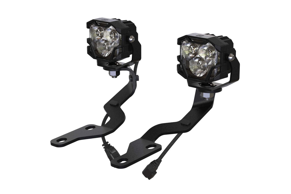 Morimoto 4Banger Ditch Light Kit: 05-15 Tacoma (HXB White Combo Beam) - Off Road - Veh. Spec (Image 1 of 5)