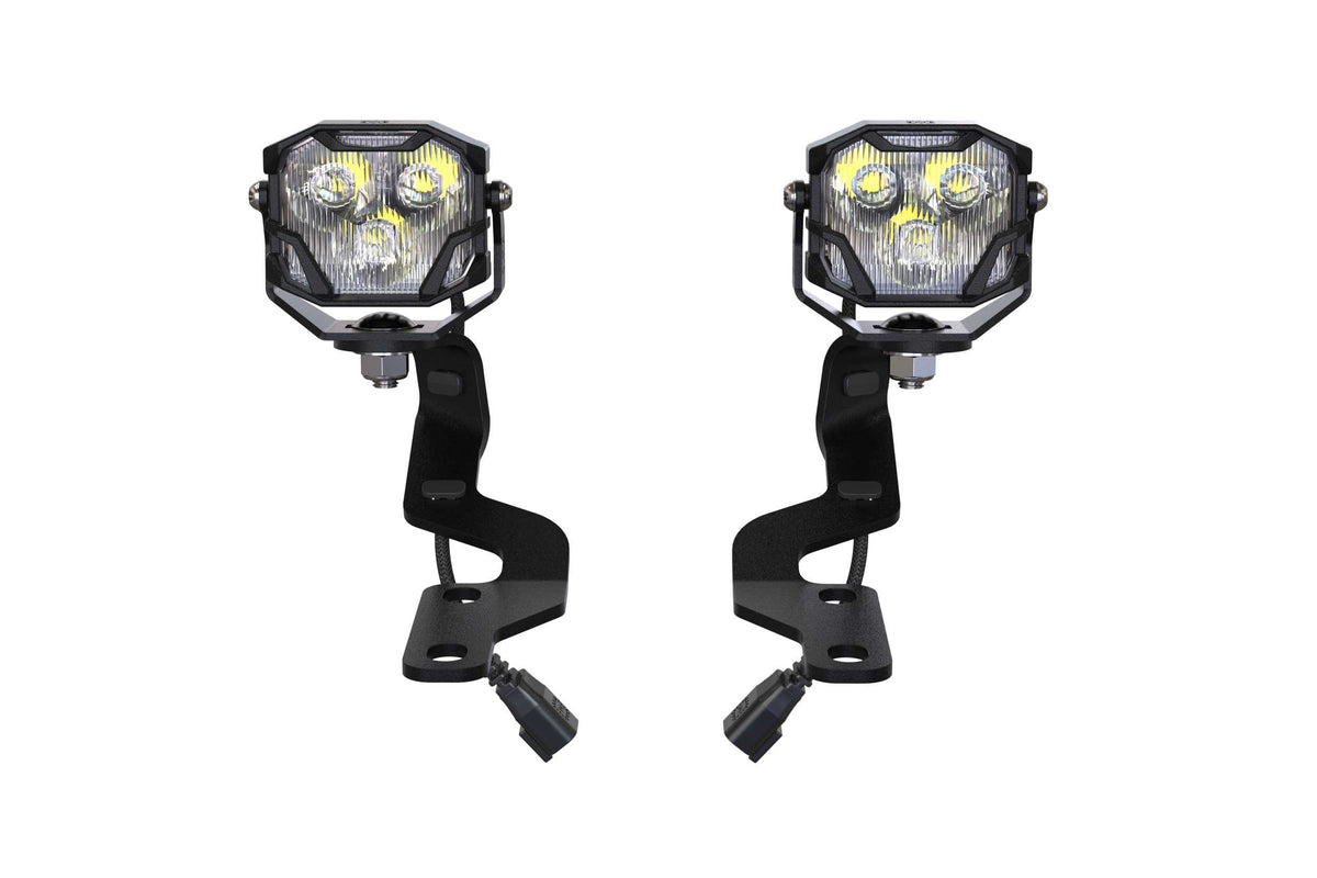 Morimoto 4Banger Ditch Light Kit: 07-13 Tundra (NCS Yellow SAE Wide Beam) - Off Road - Veh. Spec (Image 1 of 4)