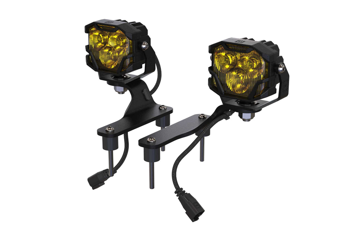 Morimoto 4Banger Ditch Light Kit: Gladiator JT (HXB White SAE Wide Beam) - Off Road - Veh. Spec (Image 1 of 5)