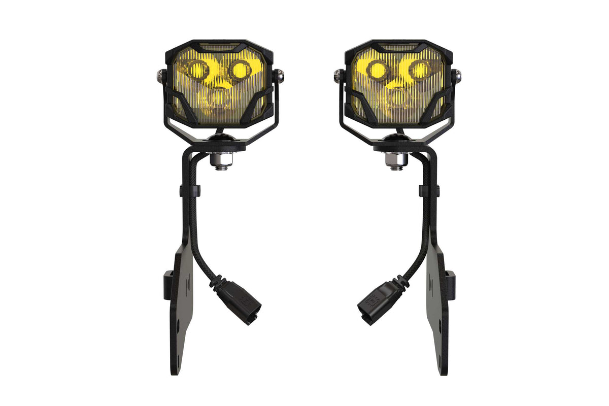 Morimoto 4Banger Ditch Light Kit: 11-16 Super Duty (HXB Yellow Spot Beam) - Off Road - Veh. Spec (Image 2 of 6)