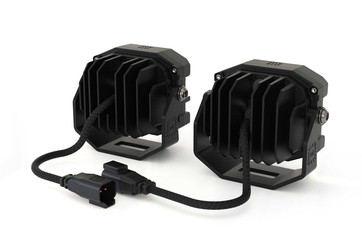 Morimoto 4Banger Surface-Mount Kit: (NCS White Flood Beam) - Off Road - Universal (Image 2 of 6)