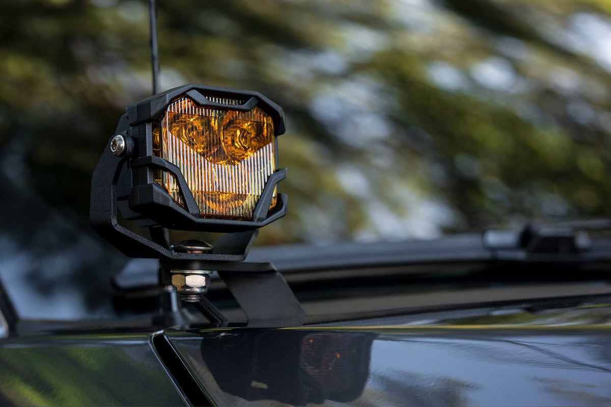 Morimoto 4Banger Surface-Mount Kit: (HXB Yellow Combo Beam) - Off Road - Universal (Image 5 of 6)