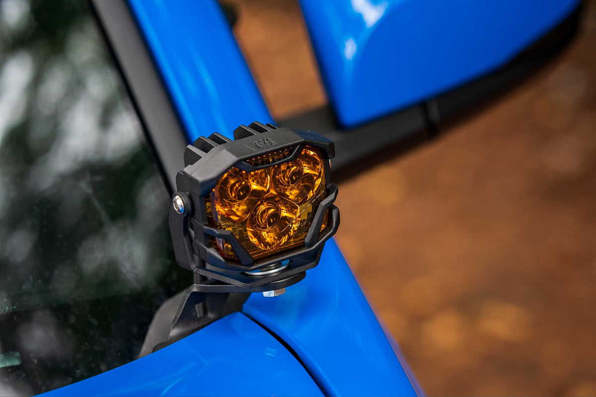 Morimoto 4Banger Surface-Mount Kit: (HXB Yellow Combo Beam) - Off Road - Universal (Image 6 of 6)