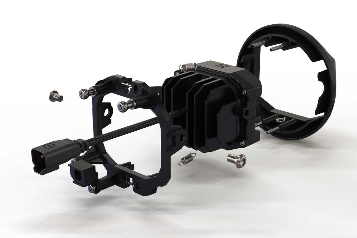 4Banger Fog Lights: 07-14 Yukon (NCS Yellow Spot Beam) - Off Road - Veh. Spec (Image 3 of 6)