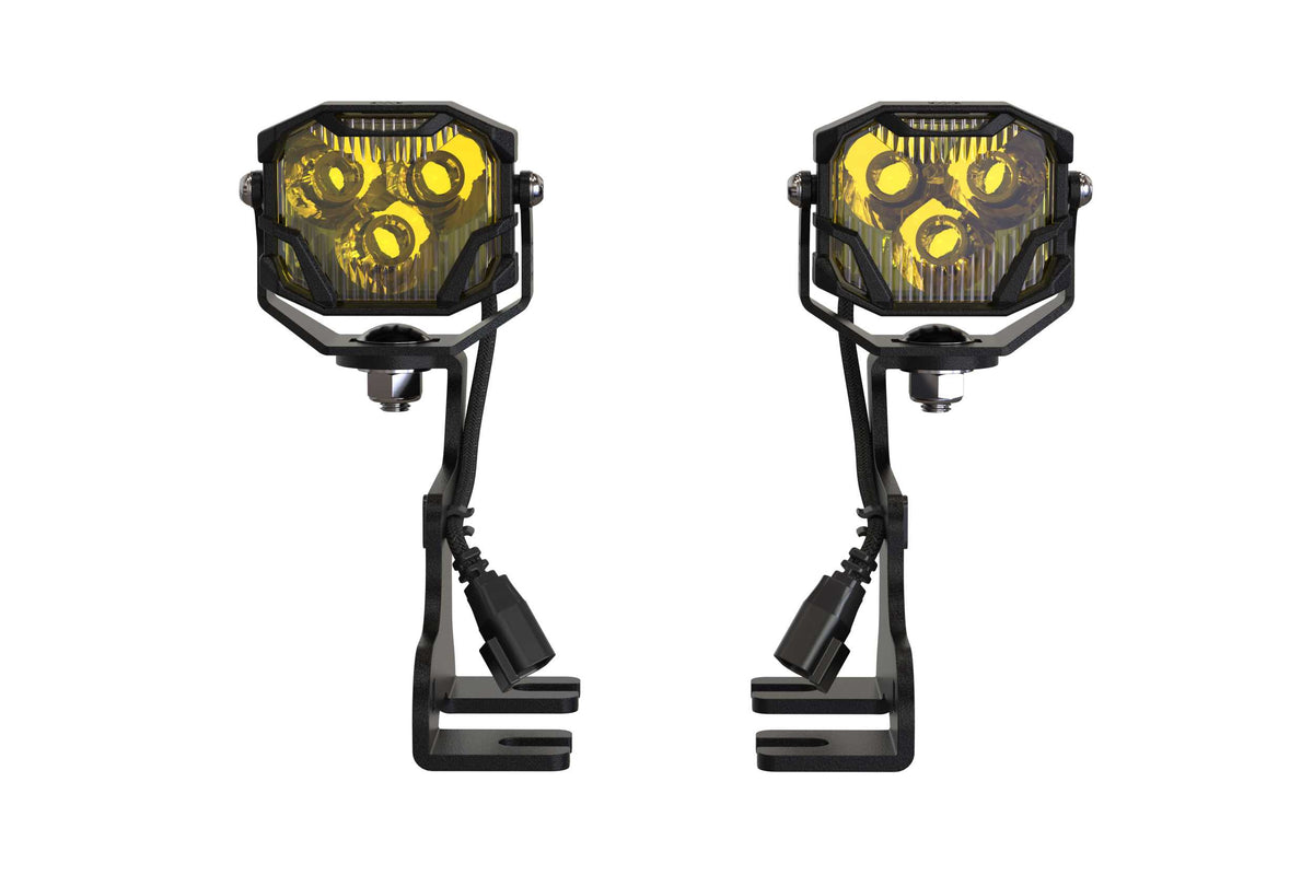 Morimoto 4Banger Ditch Light Kit: 10-14 Raptor (NCS Yellow Combo Beam) - Off Road - Veh. Spec (Image 2 of 6)