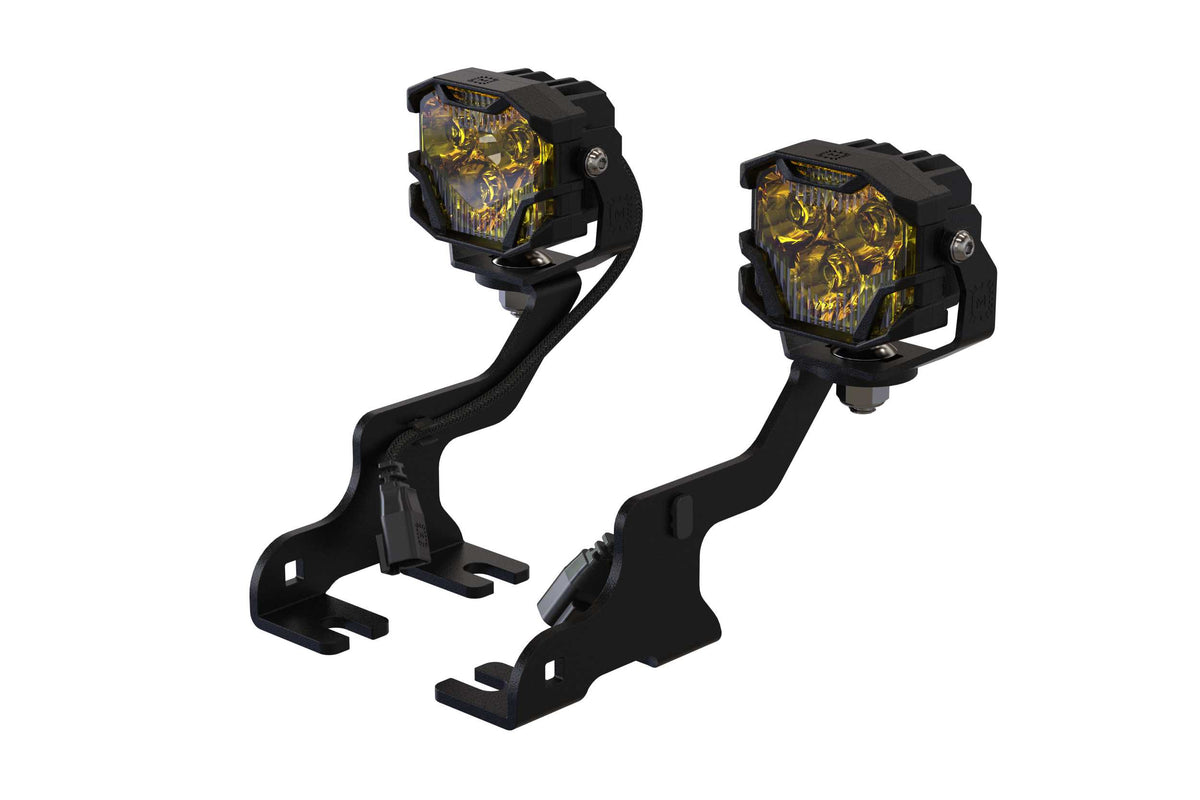 Morimoto 4Banger Ditch Light Kit: 10-14 Raptor (NCS White SAE Wide Beam) - Off Road - Veh. Spec (Image 1 of 6)