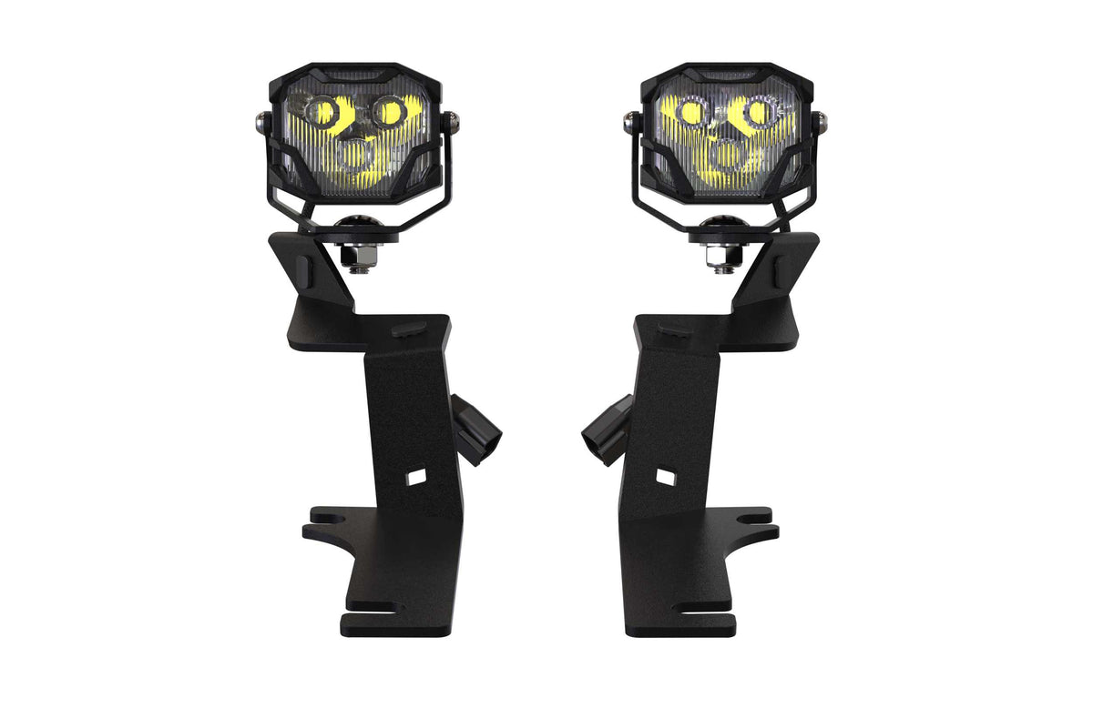 Morimoto 4Banger Ditch Light Kit: 15-20 F150 (HXB Yellow Spot Beam) - Off Road - Veh. Spec (Image 2 of 6)