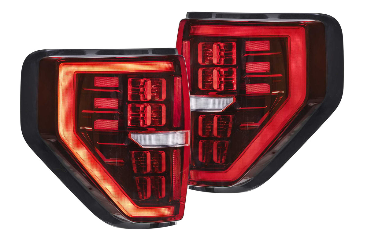 XB LED Tail Lights: Ford F-150 (09-14 / Red Lens / Set) - Tail Lights (Image 1 of 6)